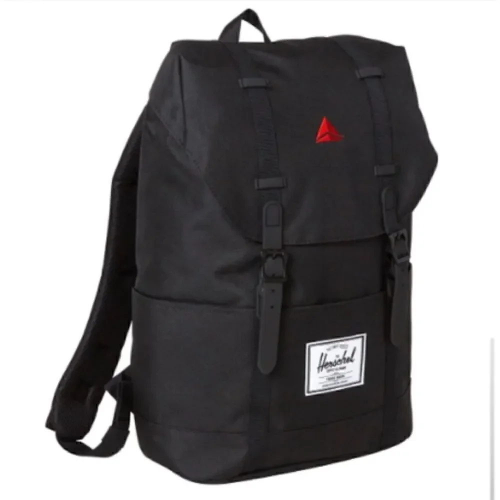 Herschel Large Backpack with Custom Delta Logo / NWT